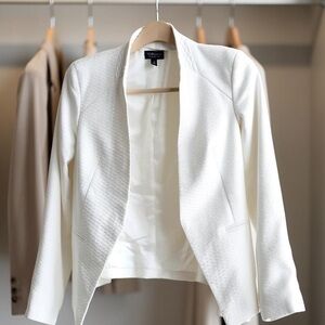 Topshop Cream Blazer for Women